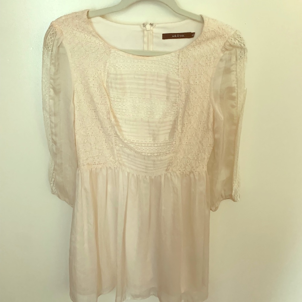 Ark & Co 3/4 Sleeve Lace Dress